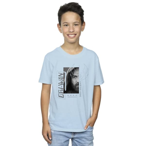 Star Wars Boys Obi-Wan Kenobi Jedi SciFi Collage T-Shirt