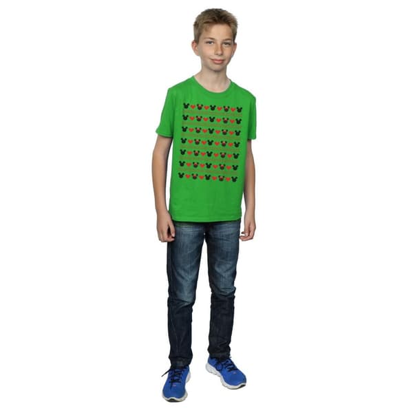 Disney Boys Mickey And Minnie Christmas Hearts T-Shirt