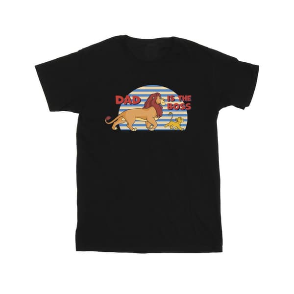 Disney Lejonkungen pappa chef - T-shirt för herrar Black M