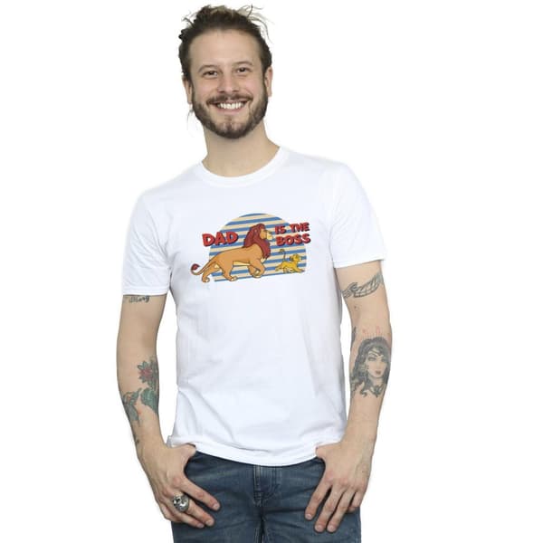 Disney Lejonkungen pappa chef - T-shirt för herrar