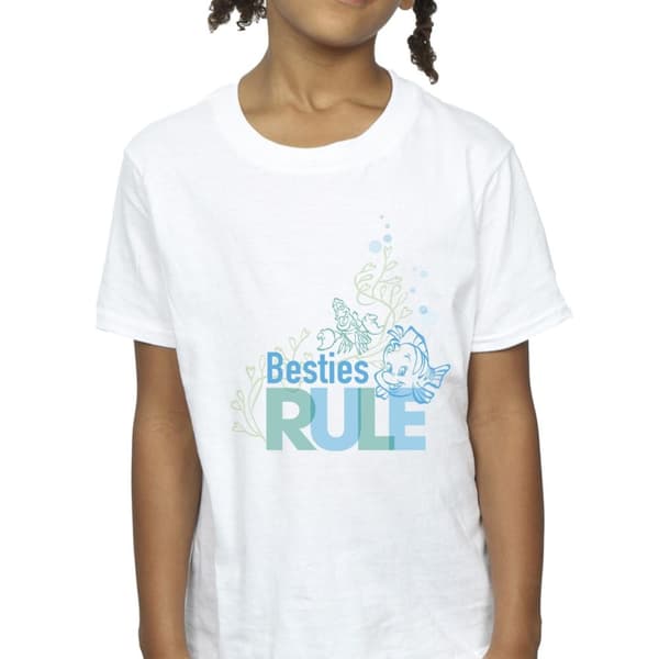Disney Den lilla sjöjungfrun Besties T-shirt i bomull för flickor