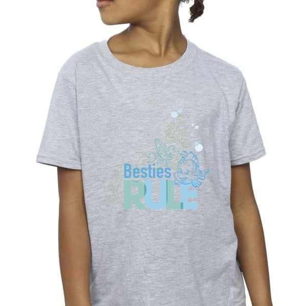 Disney Den lilla sjöjungfrun Besties T-shirt i bomull för flickor