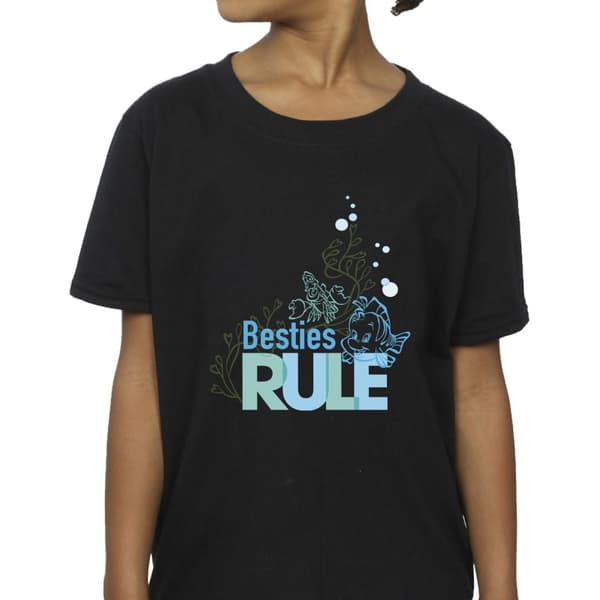 Disney Den lilla sjöjungfrun Besties T-shirt i bomull för flickor