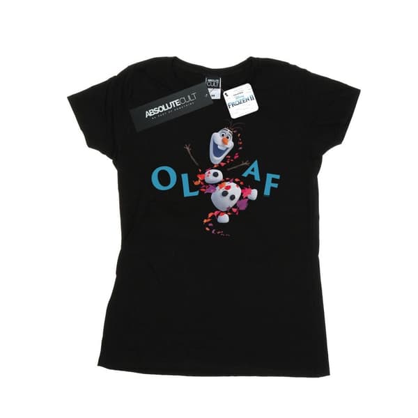 Disney Dam/Tjej Frozen 2 Olaf Leaf Jump - T-shirt i bomull
