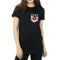 Miniatyrbild 3 av 5: Looney Tunes Dam/Tjej Sylvester Face Faux Pocket Boyfriend T-shirt i bomull