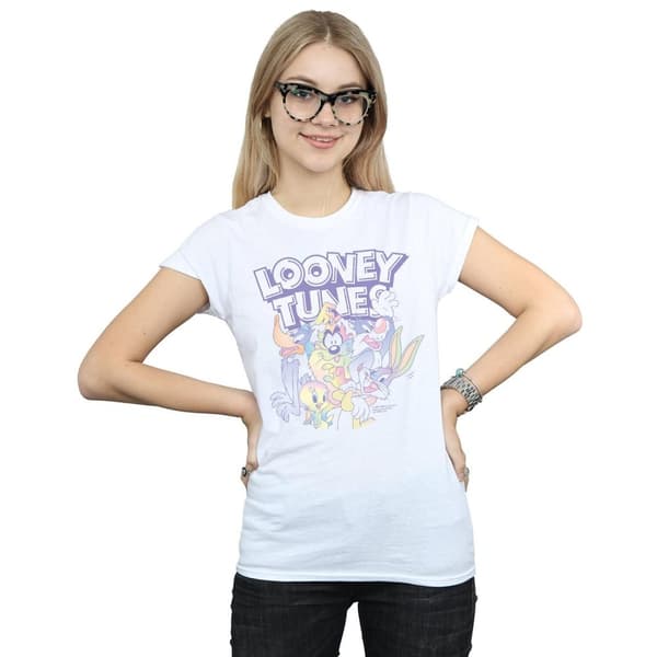 Looney Tunes Womens/Ladies Rainbow Friends Cotton T-Shirt