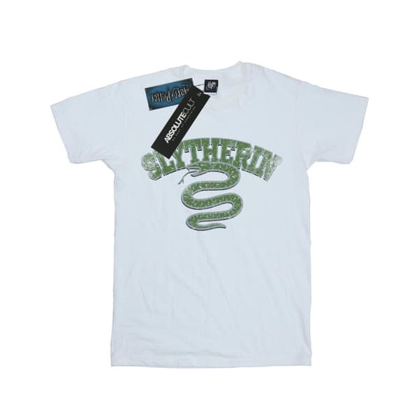 Harry Potter Womens/Ladies Slytherin Sport Emblem Cotton Boyfriend T-Shirt