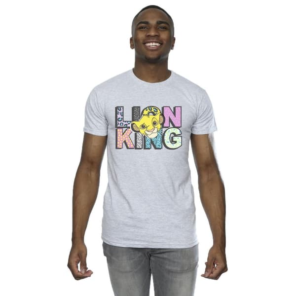 Disney T-shirt med mönster och logotyp från Lejonkungen