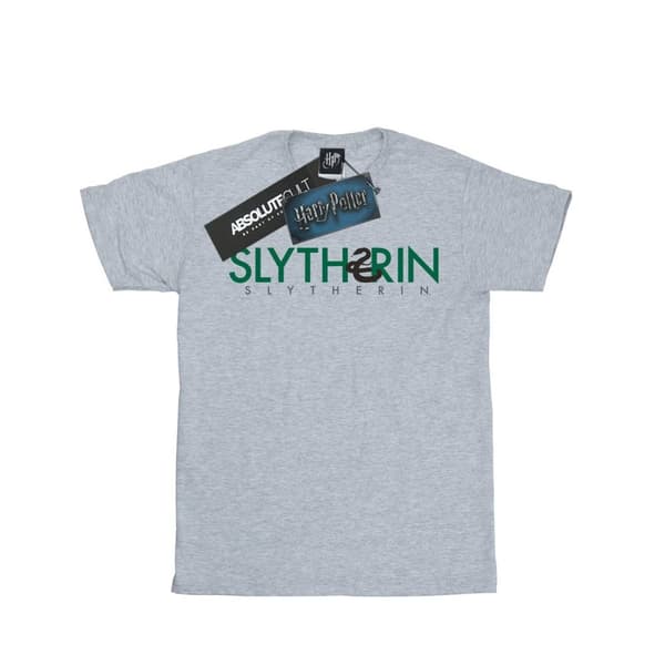 Harry Potter T-shirt i bomull med Slytherin-text för flickor