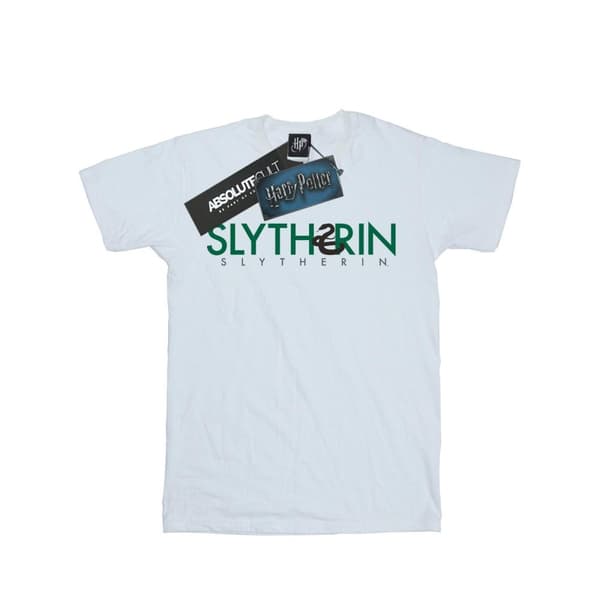 Harry Potter T-shirt i bomull med Slytherin-text för flickor