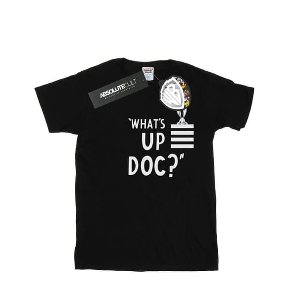 Looney Tunes Womens/Ladies Bugs Bunny What´s Up Doc Stripes Cotton Boyfriend T-Shirt