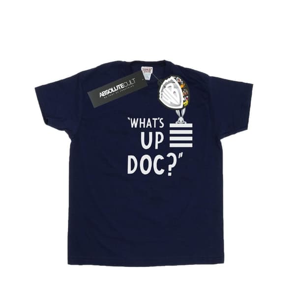 Looney Tunes Womens/Ladies Bugs Bunny What´s Up Doc Stripes Cotton Boyfriend T-Shirt