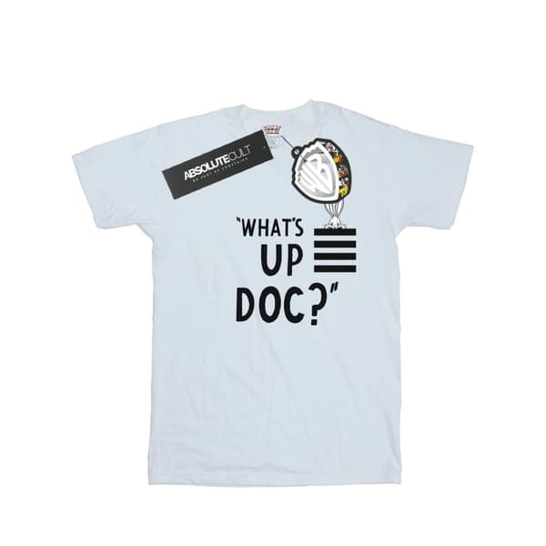 Looney Tunes Womens/Ladies Bugs Bunny What´s Up Doc Stripes Cotton Boyfriend T-Shirt