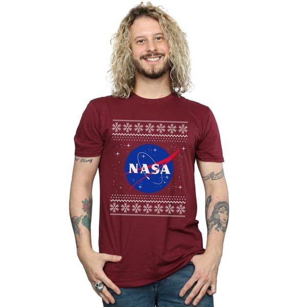 NASA Mens Classic Fair Isle T-Shirt