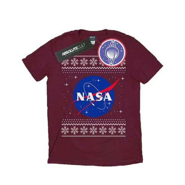 NASA Mens Classic Fair Isle T-Shirt