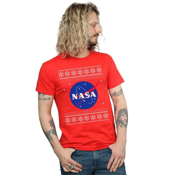 NASA Mens Classic Fair Isle T-Shirt