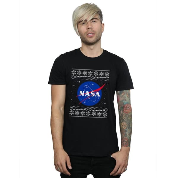NASA Mens Classic Fair Isle T-Shirt