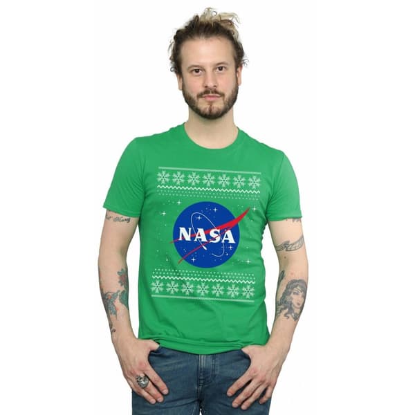 NASA Mens Classic Fair Isle T-Shirt