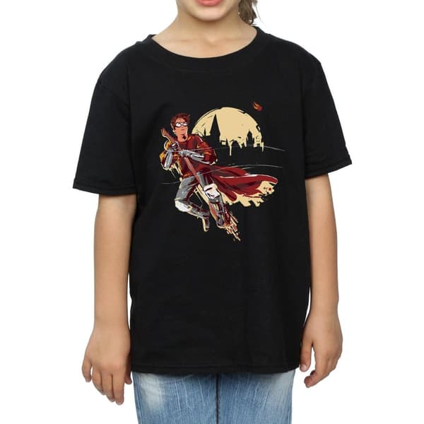 Harry Potter Girls Quidditch Seeeker Cotton T-Shirt