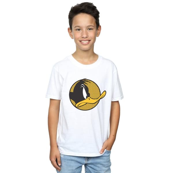 Looney Tunes Pojkar - Daffy Duck - T-shirt med prickig profil