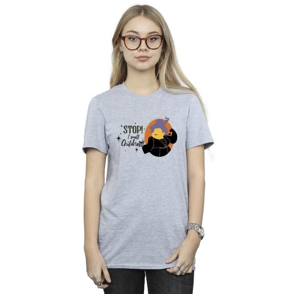 Disney Womens/Ladies Hocus Pocus Stop Mary Cotton Boyfriend T-Shirt