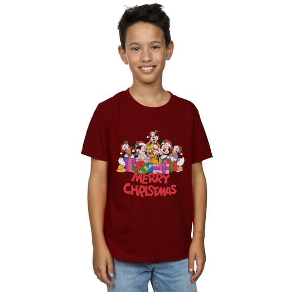 Disney Boys Mickey Mouse And Friends Christmas T-Shirt