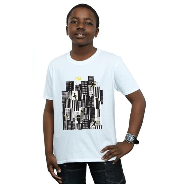 Disney Boys The Incredibles Skyline T-Shirt