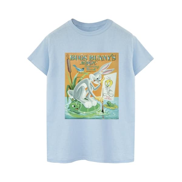 Looney Tunes Mens Bugs Bunny Colouring Book T-Shirt
