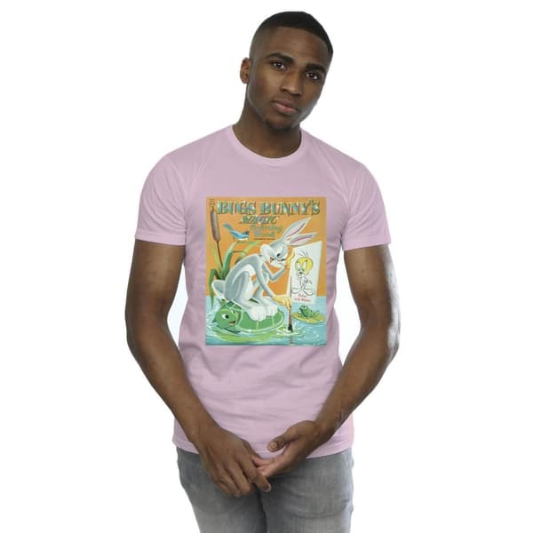 Looney Tunes Mens Bugs Bunny Colouring Book T-Shirt