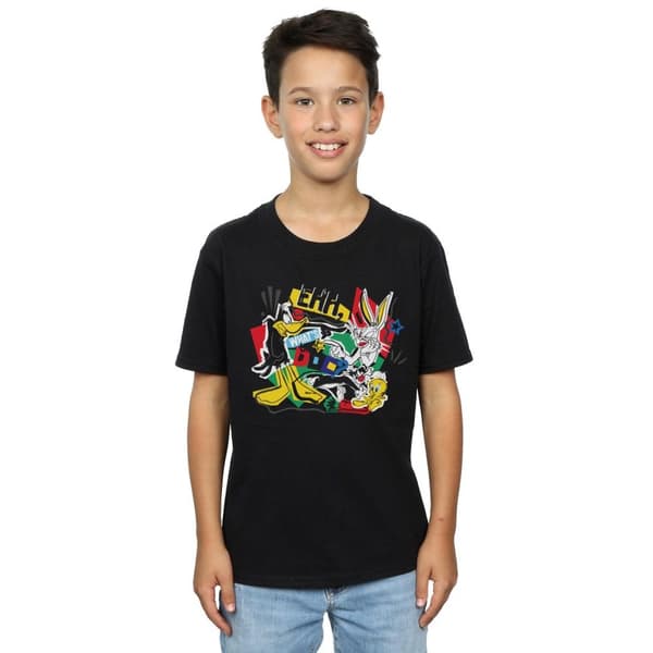 Looney Tunes Scrap Collage T-shirt för pojkar