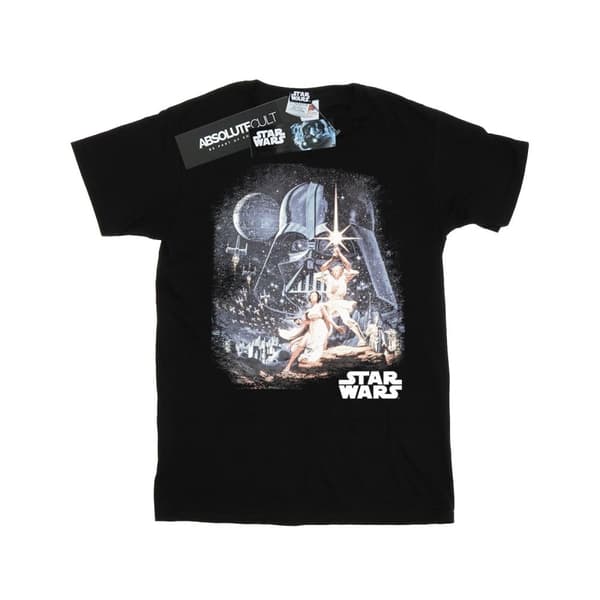 Star Wars Girls Retro Montage Cotton T-Shirt