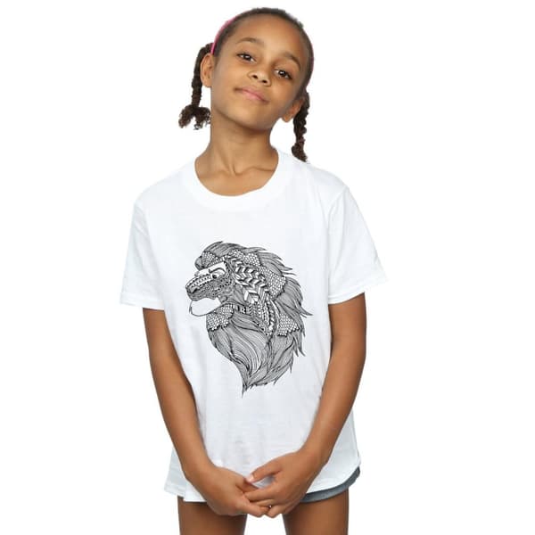 Disney Girls The Lion King Mufasa Tribal Cotton T-Shirt