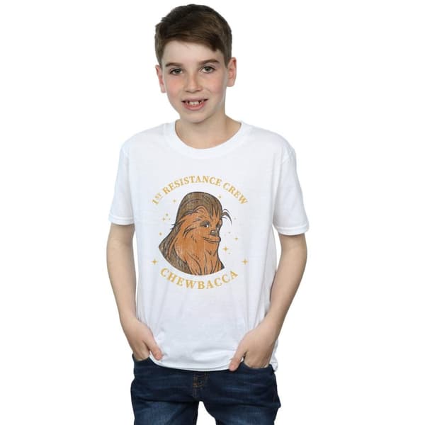 Star Wars: The Rise of Skywalker Pojkar Star Wars The Rise Of Skywalker Chewbacca First Resistance Crew T-shirt