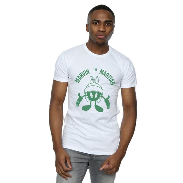 Looney Tunes Mens Marvin The Martian Large Head T-Shirt