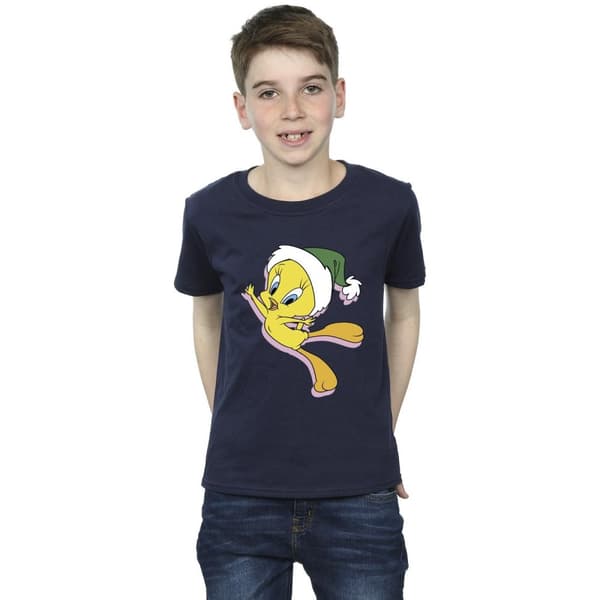 Looney Tunes T-shirt med julhatt från Tweety för pojkar
