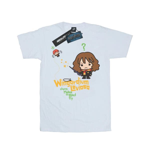 Harry Potter Womens/Ladies Hermione Granger Wingardium Leviosa Junior Cotton Boyfriend T-Shirt