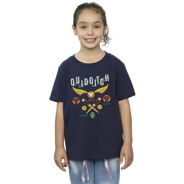 Harry Potter Girls Quidditch Bludgers Quaffles Cotton T-Shirt