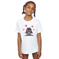 Miniatyrbillede 2 af 3: Star Wars Girls Valentines Vader In Love Cotton T-Shirt