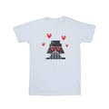 Miniatyrbillede 1 af 3: Star Wars Girls Valentines Vader In Love Cotton T-Shirt