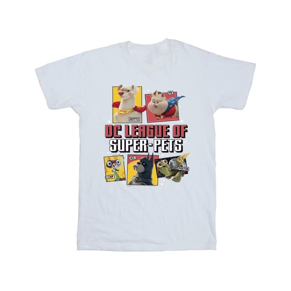 DC Comics Profil-T-shirt för pojkar från DC League of Super-Pets
