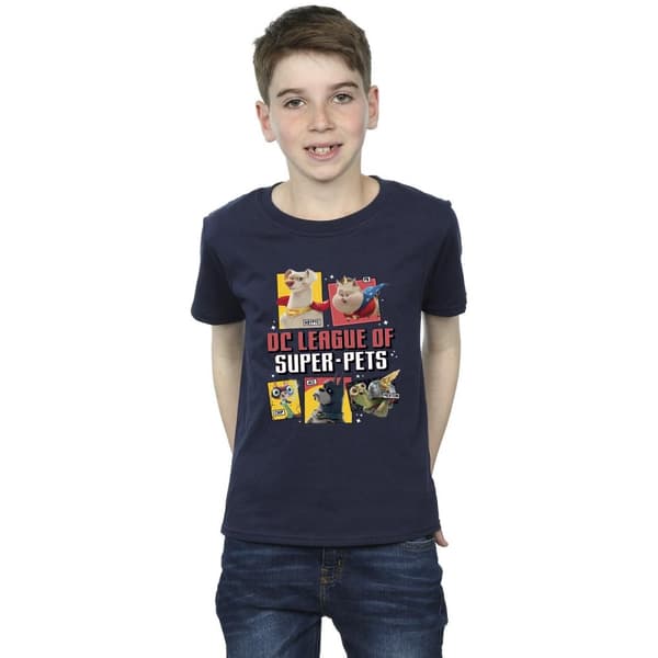DC Comics Profil-T-shirt för pojkar från DC League of Super-Pets