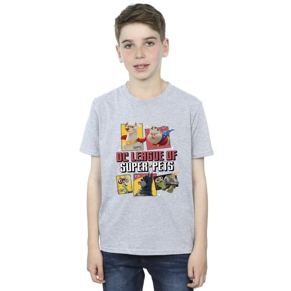 DC Comics Profil-T-shirt för pojkar från DC League of Super-Pets
