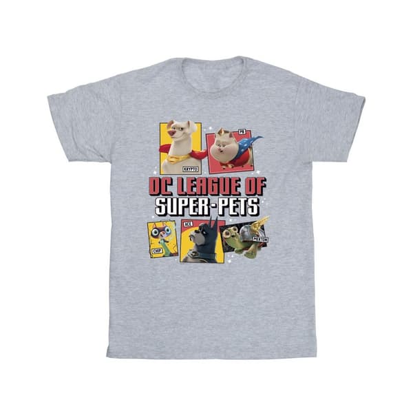 DC Comics Profil-T-shirt för pojkar från DC League of Super-Pets
