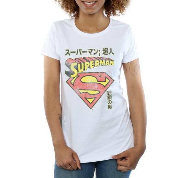 DC Comics Superman Shield - bomulls-T-shirt för damer och kvinnor