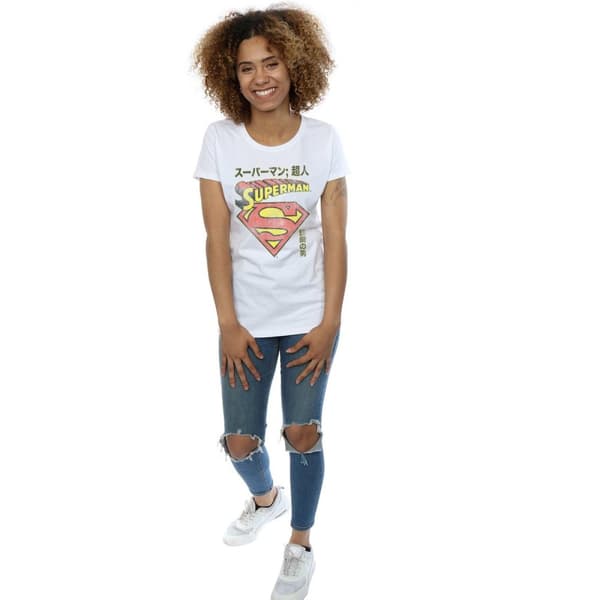 DC Comics Superman Shield - bomulls-T-shirt för damer och kvinnor