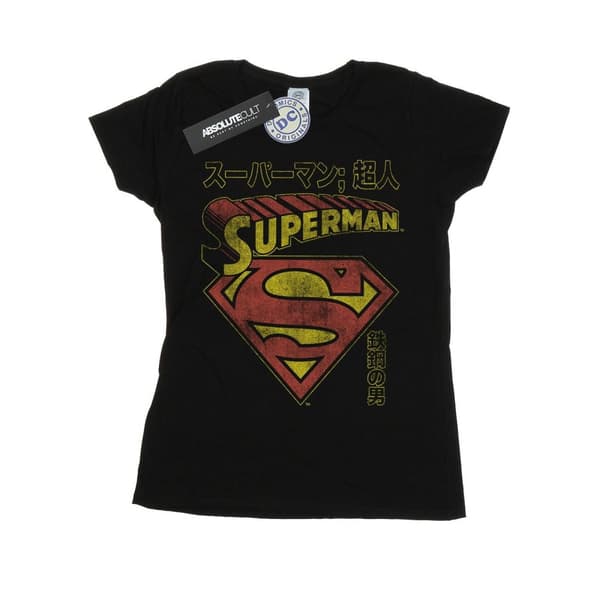 DC Comics Superman Shield - bomulls-T-shirt för damer och kvinnor