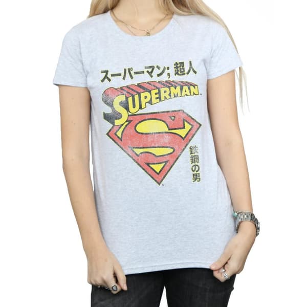 DC Comics Superman Shield - bomulls-T-shirt för damer och kvinnor