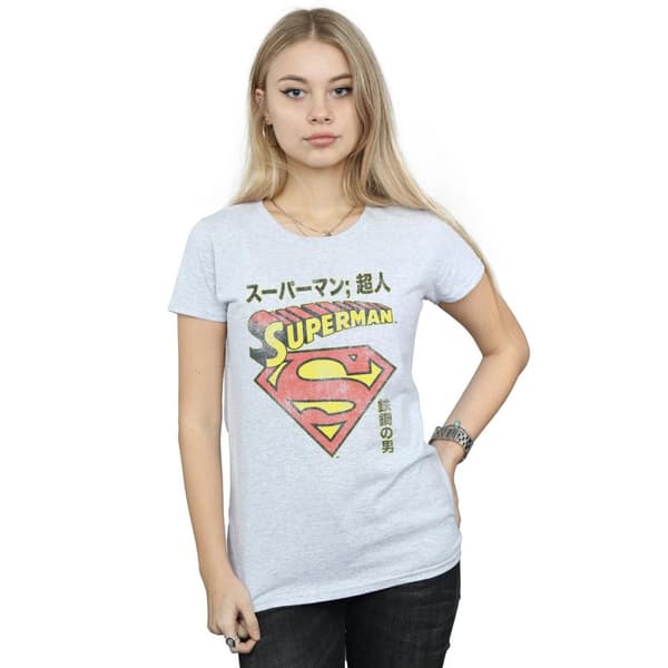 DC Comics Superman Shield - bomulls-T-shirt för damer och kvinnor