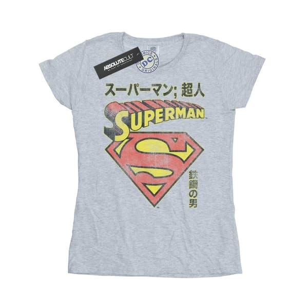 DC Comics Superman Shield - bomulls-T-shirt för damer och kvinnor