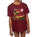 Miniatyrbillede 3 af 5: Elf Girls Christmas Cheer Cotton T-Shirt